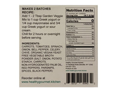 Healthy Gourmet Kitchen Vegetable & Wing Dip