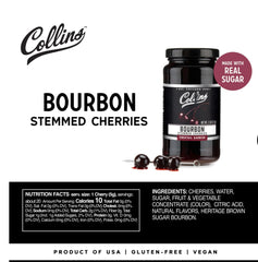 Collins Cocktail Cherries & Garnish