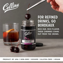 Collins Cocktail Cherries & Garnish