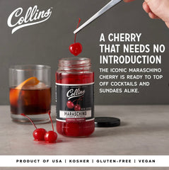 Collins Cocktail Cherries & Garnish