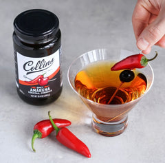 Collins Cocktail Cherries & Garnish