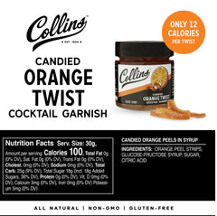 Collins Cocktail Cherries & Garnish