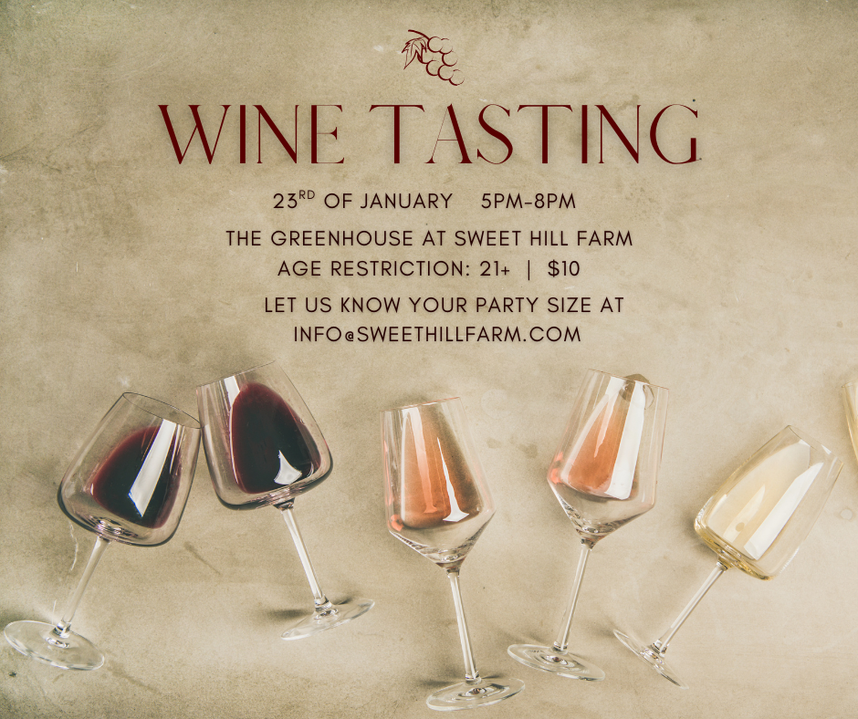 January 23rd 2026 "California Here I Come" Wine Tasting Event