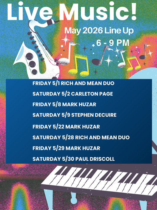 Live Music Weekends May 2026 Line Up Schedule