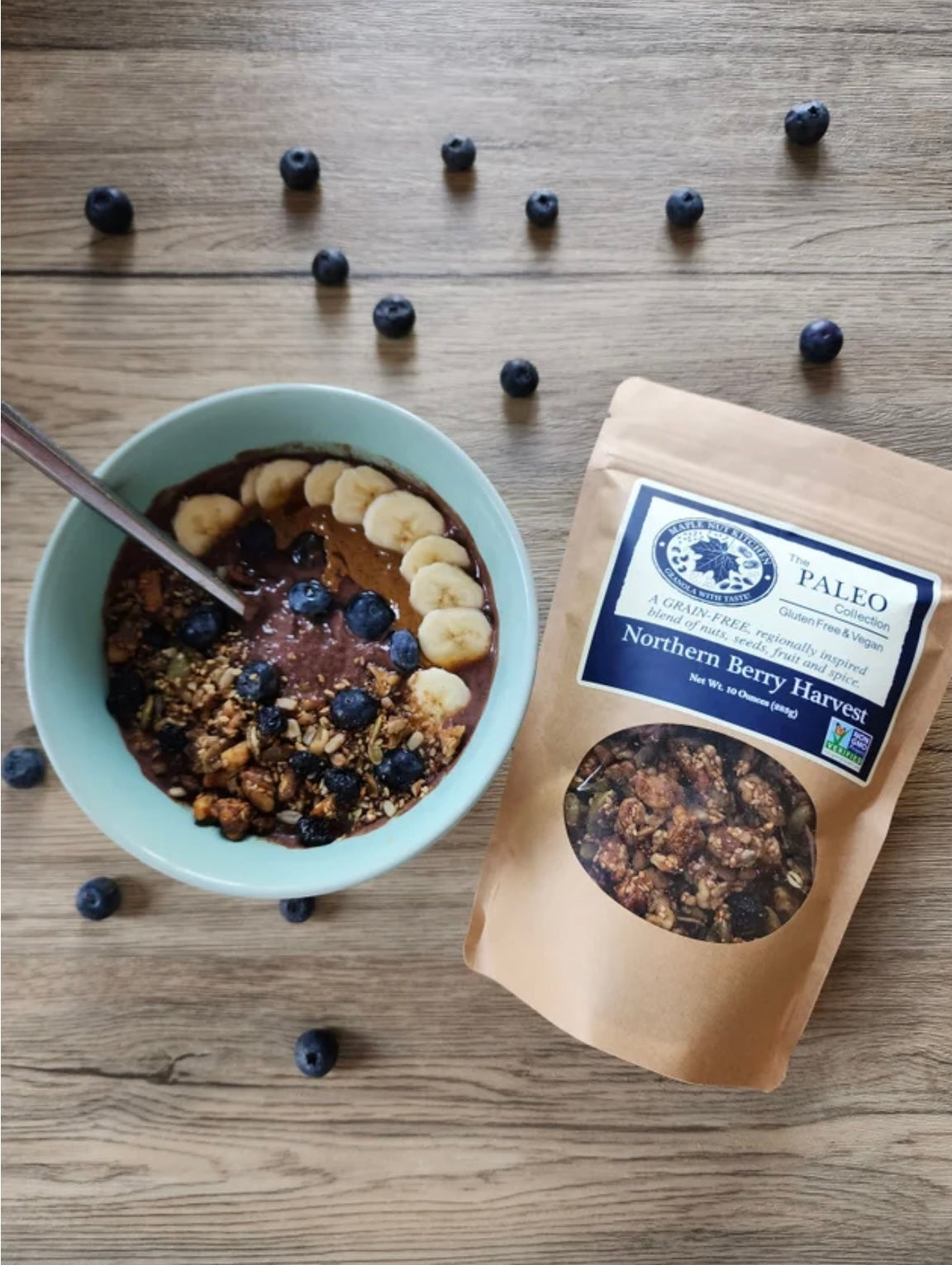 Vegan & Gluten-Free Maple Nut Granola