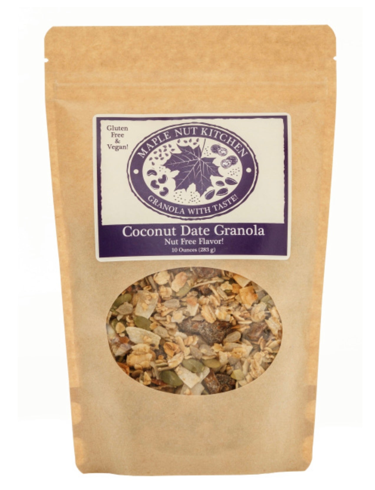 Vegan & Gluten-Free Maple Nut Granola